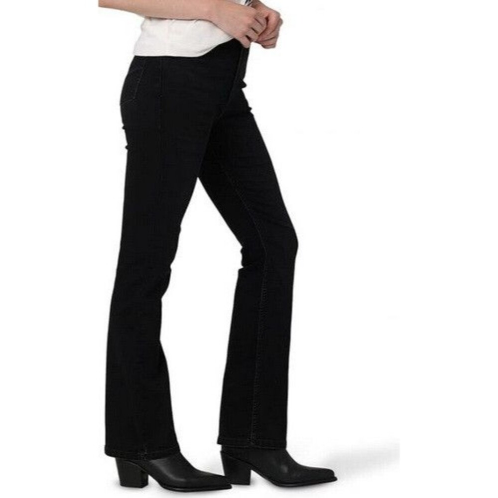 Wrangler Women's High Rise Boot Jeans Black NWT - Picture 2 of 5